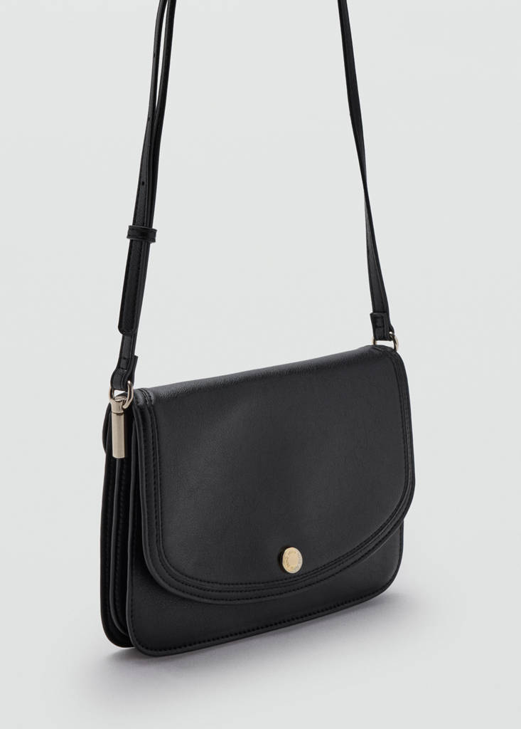 Square crossbody bag — Black
