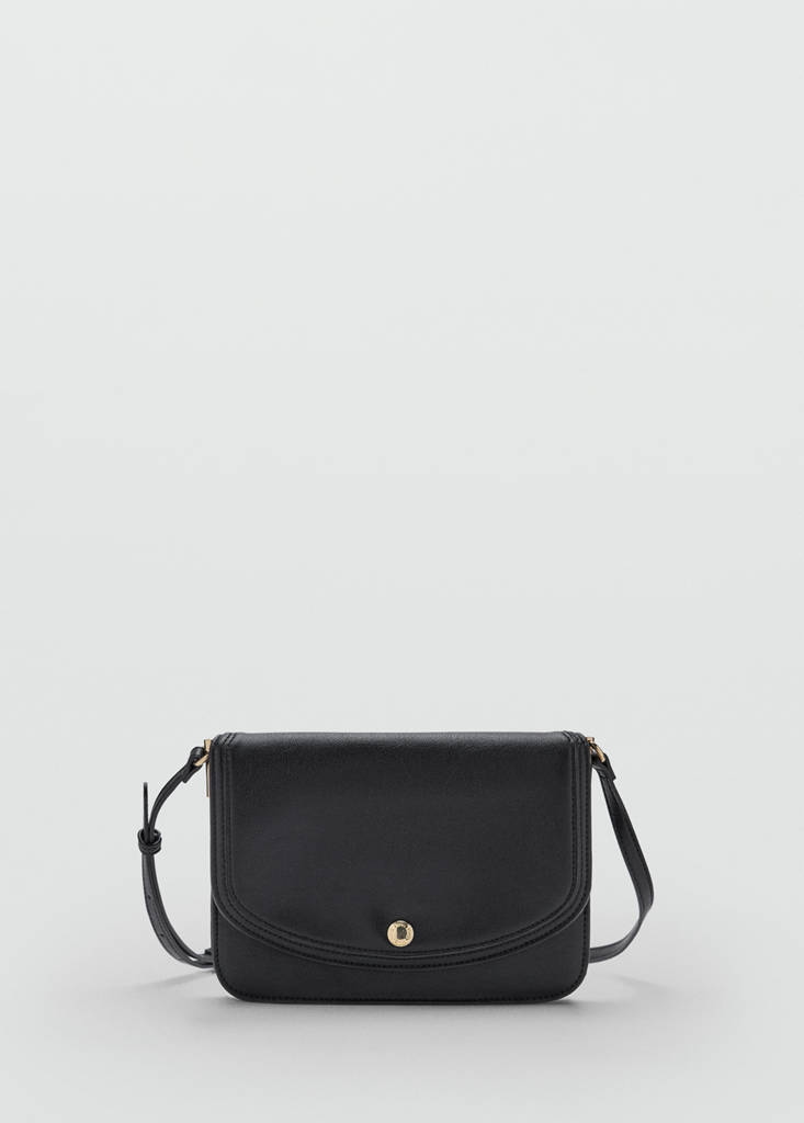 Square crossbody bag — Black