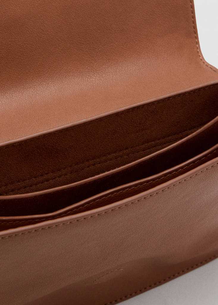 Square crossbody bag — Leather
