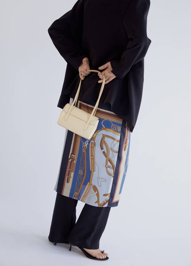 Shoulder bag with strap — Pastel Yellow