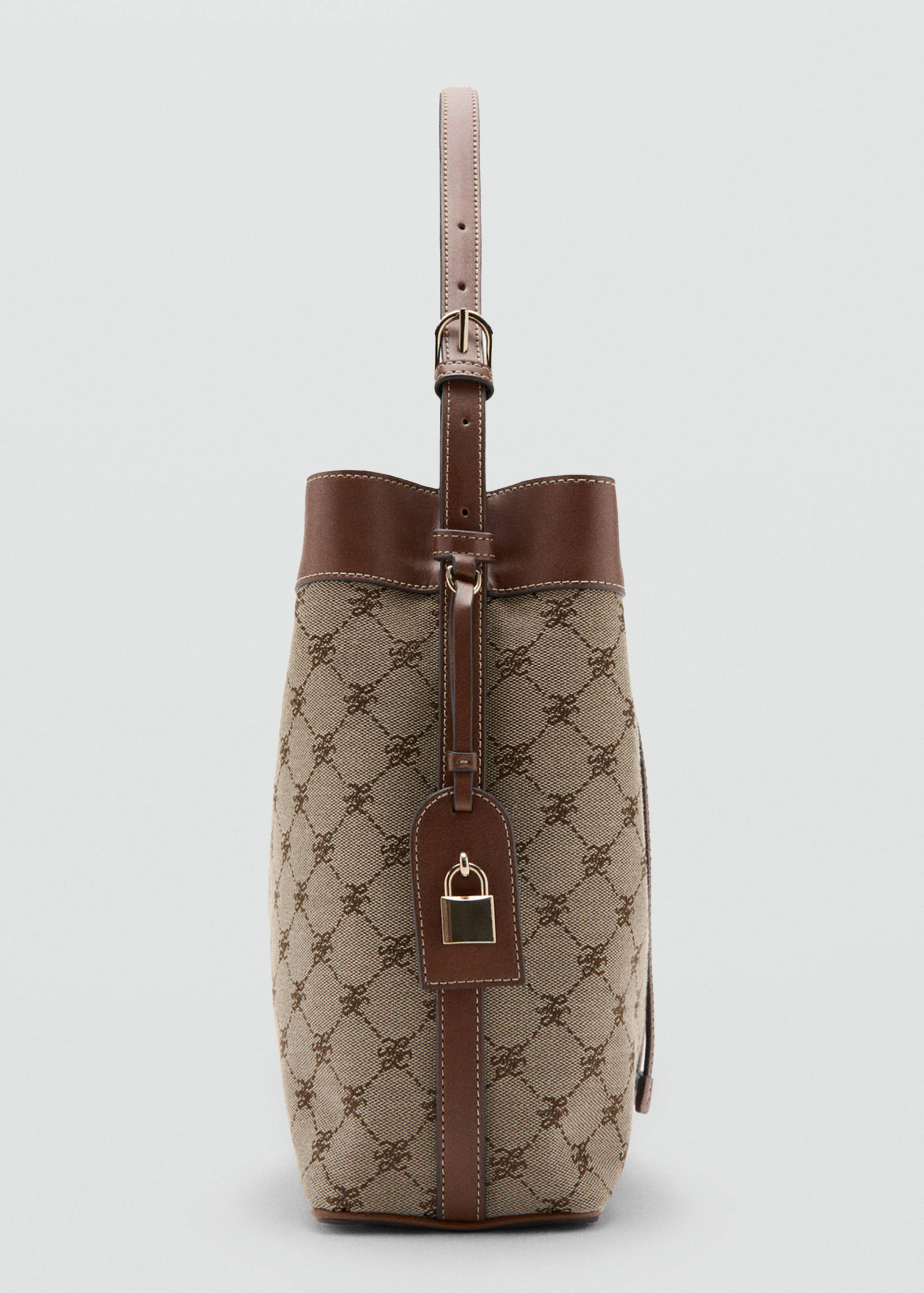 Jacquard bucket bag with logo - Details of the article 3