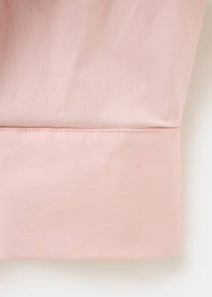 Three-quarter sleeve poplin shirt — Pastel Pink 7