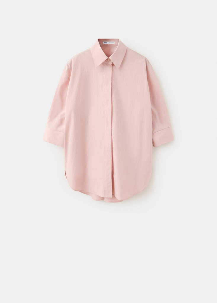 Mango Chemise Liam In Rose Pastel