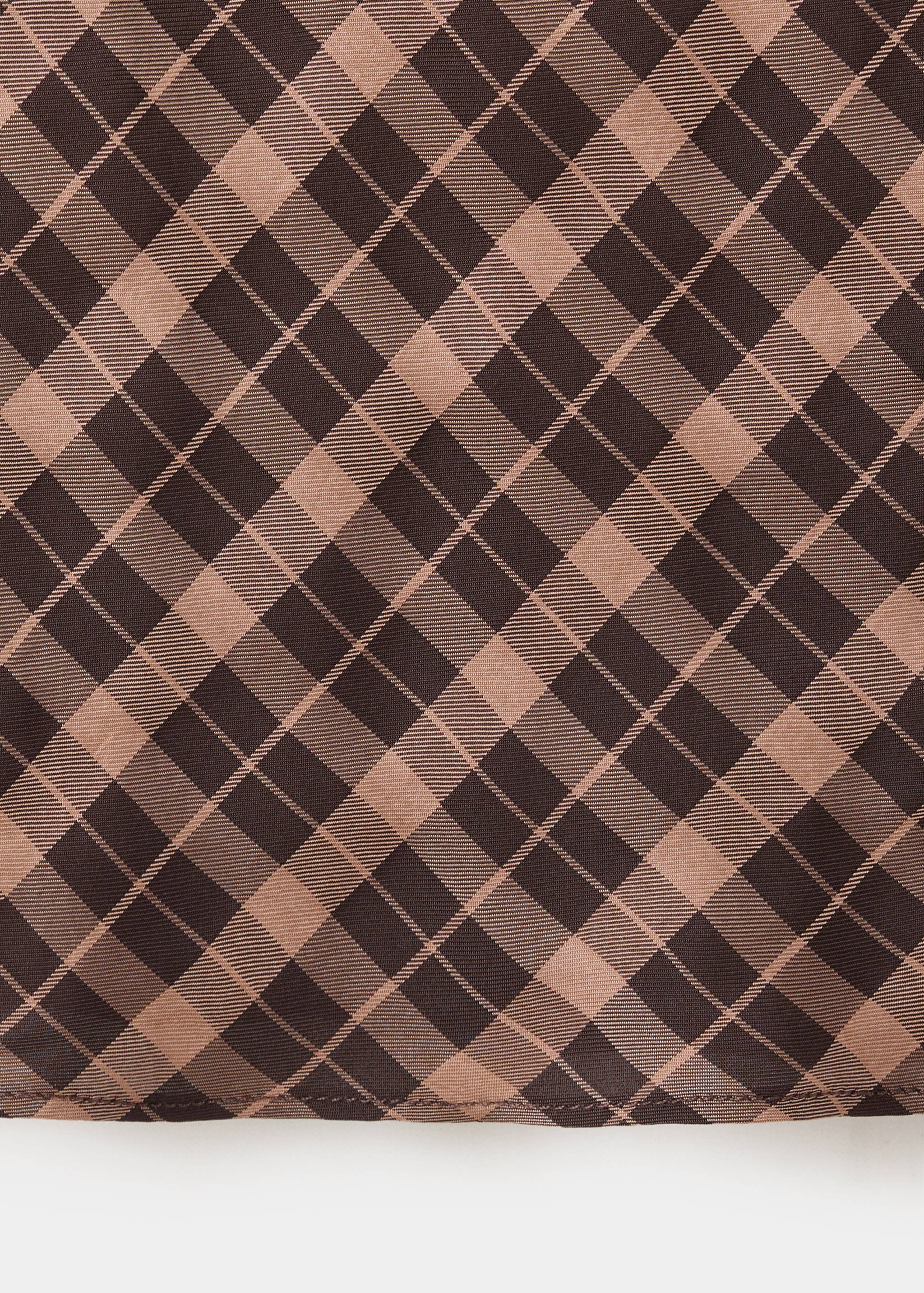 Top drapé à carreaux - Détail de l'article 0