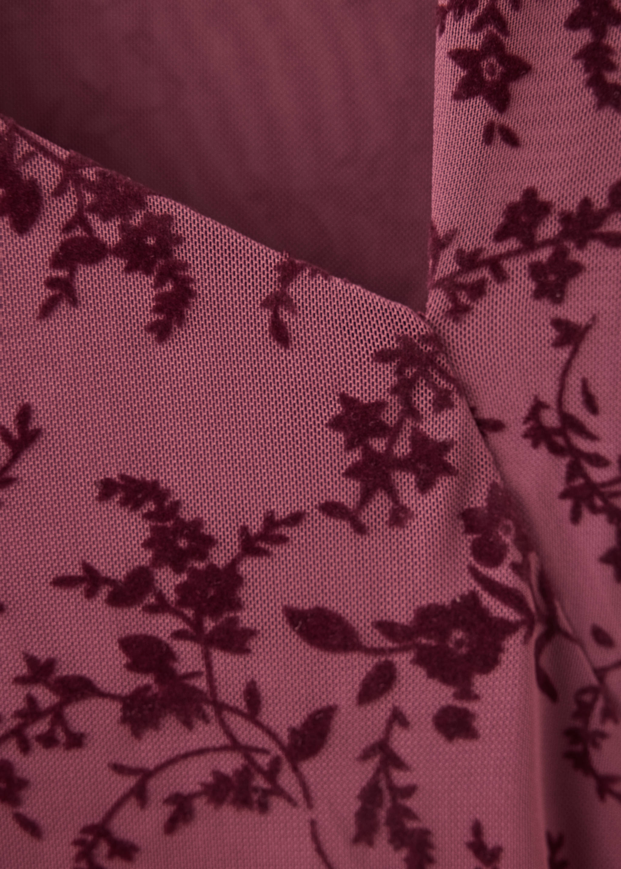 Robe asymétrique en tissu dévoré - Détail de l'article 8