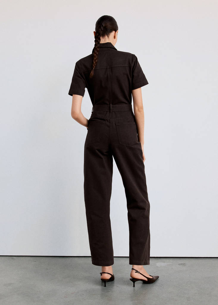 Denim jumpsuit belt - thumbnail 3