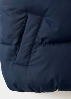 Quilted gilet with hood — Navy 4