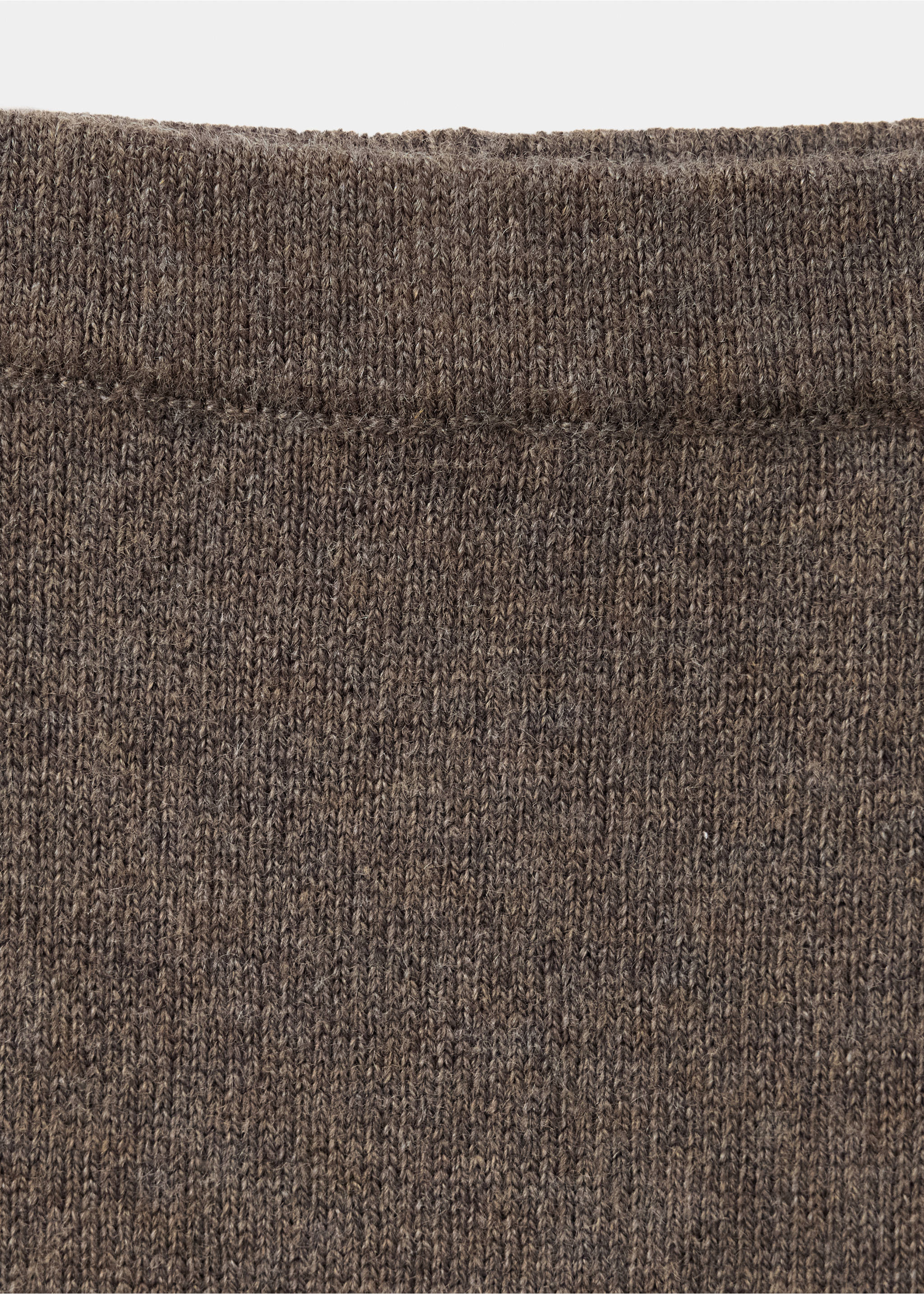 Leggings punto liso - Detalle del artículo 8, Chocolate. Ref: 37094405-00.