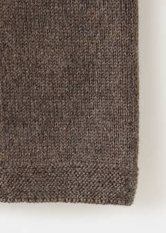Plain knit leggings — Chocolate 4