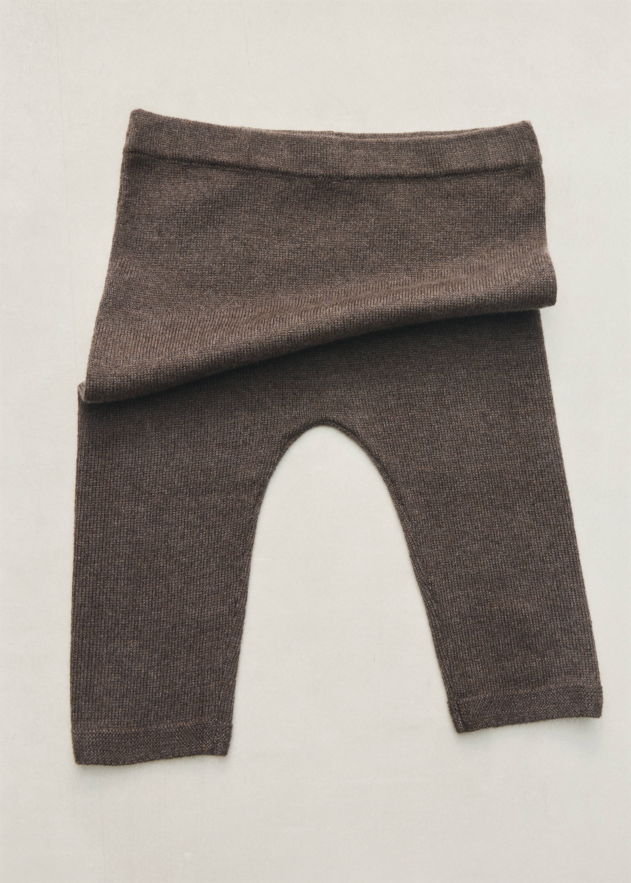 Plain knit leggings - Details of the article 5