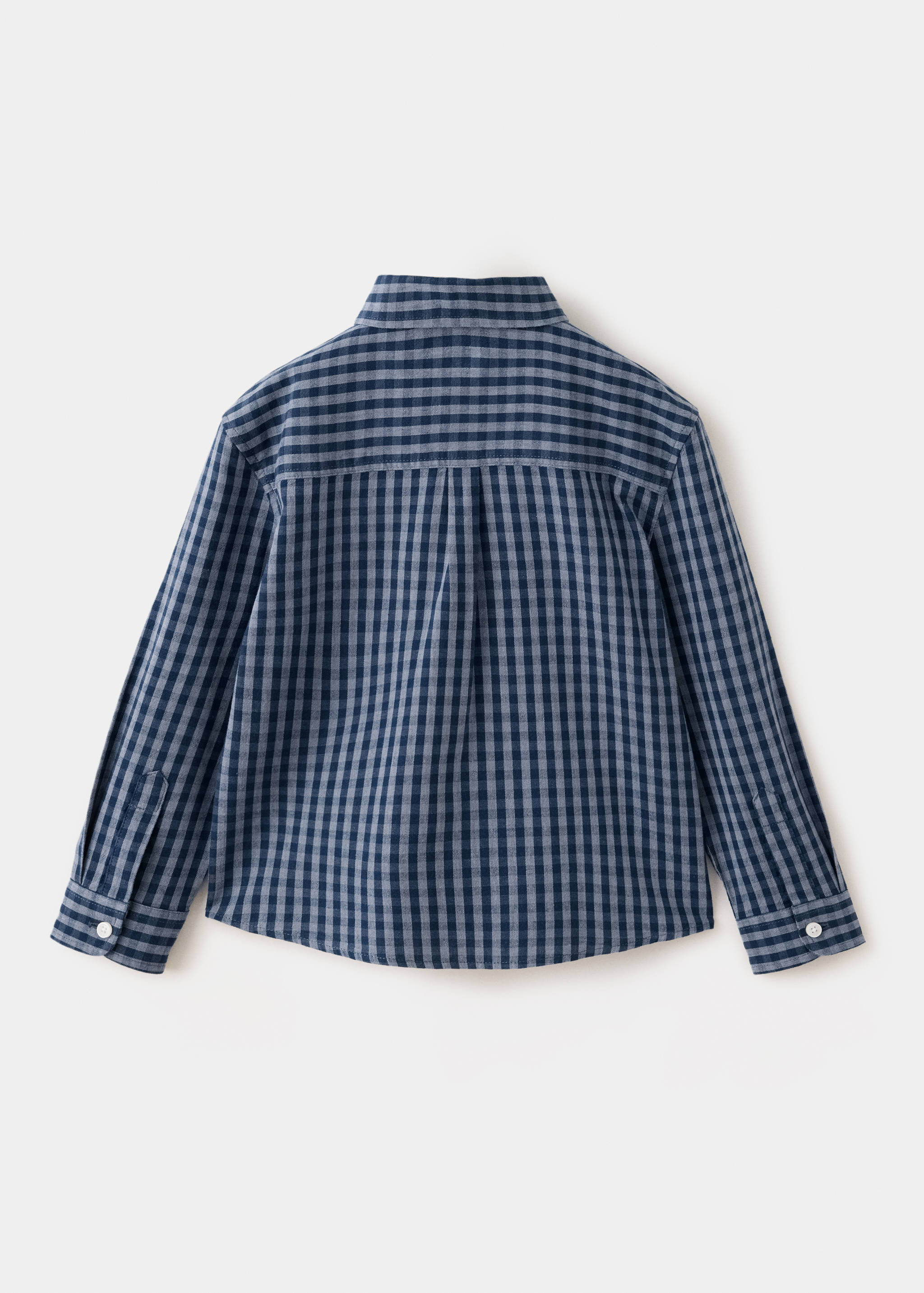 Chemise 100% coton à carreaux - Verso de l’article