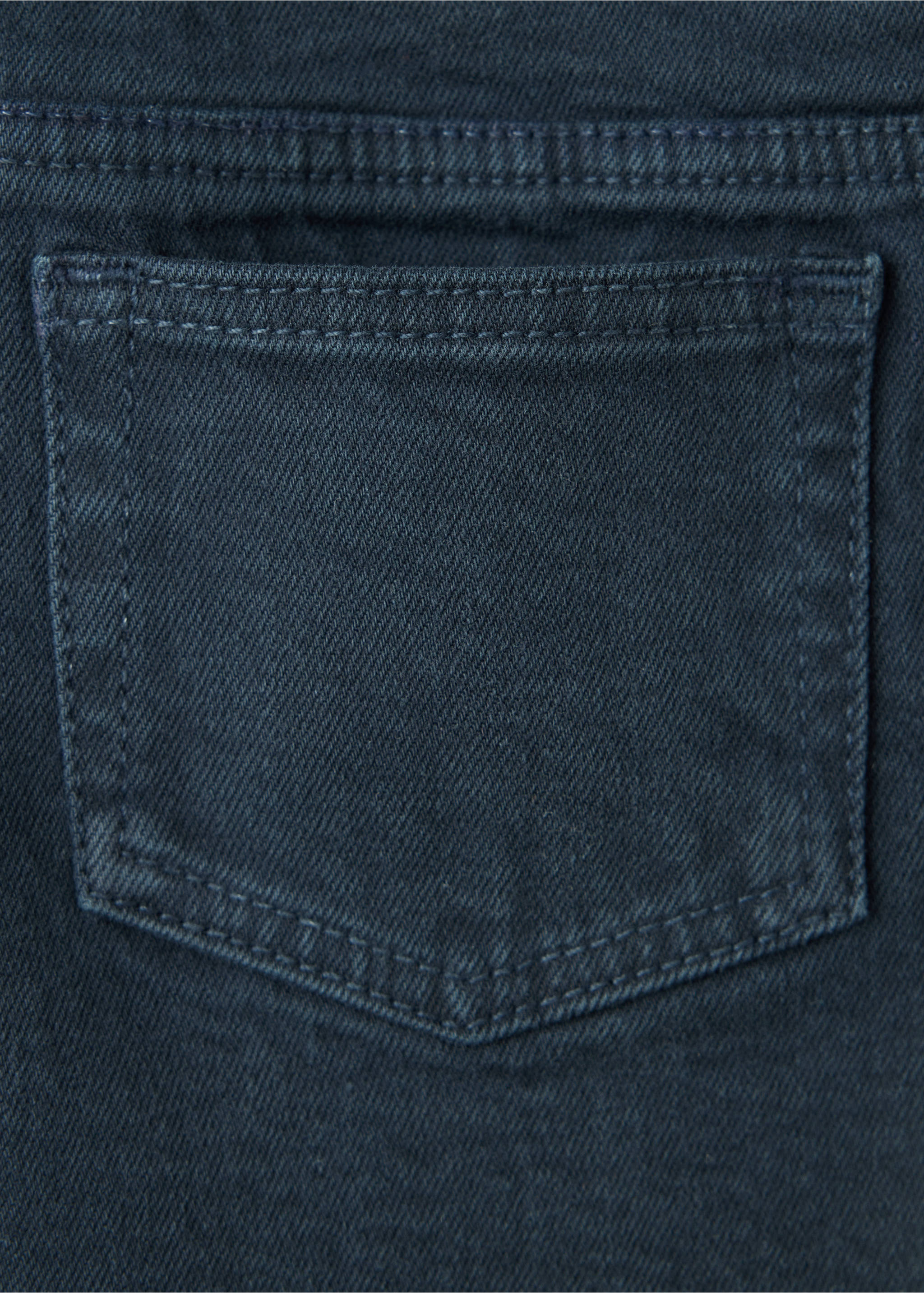 Denim skirt with pockets - Details of the article 0, Navy. Ref: 37094414-00.