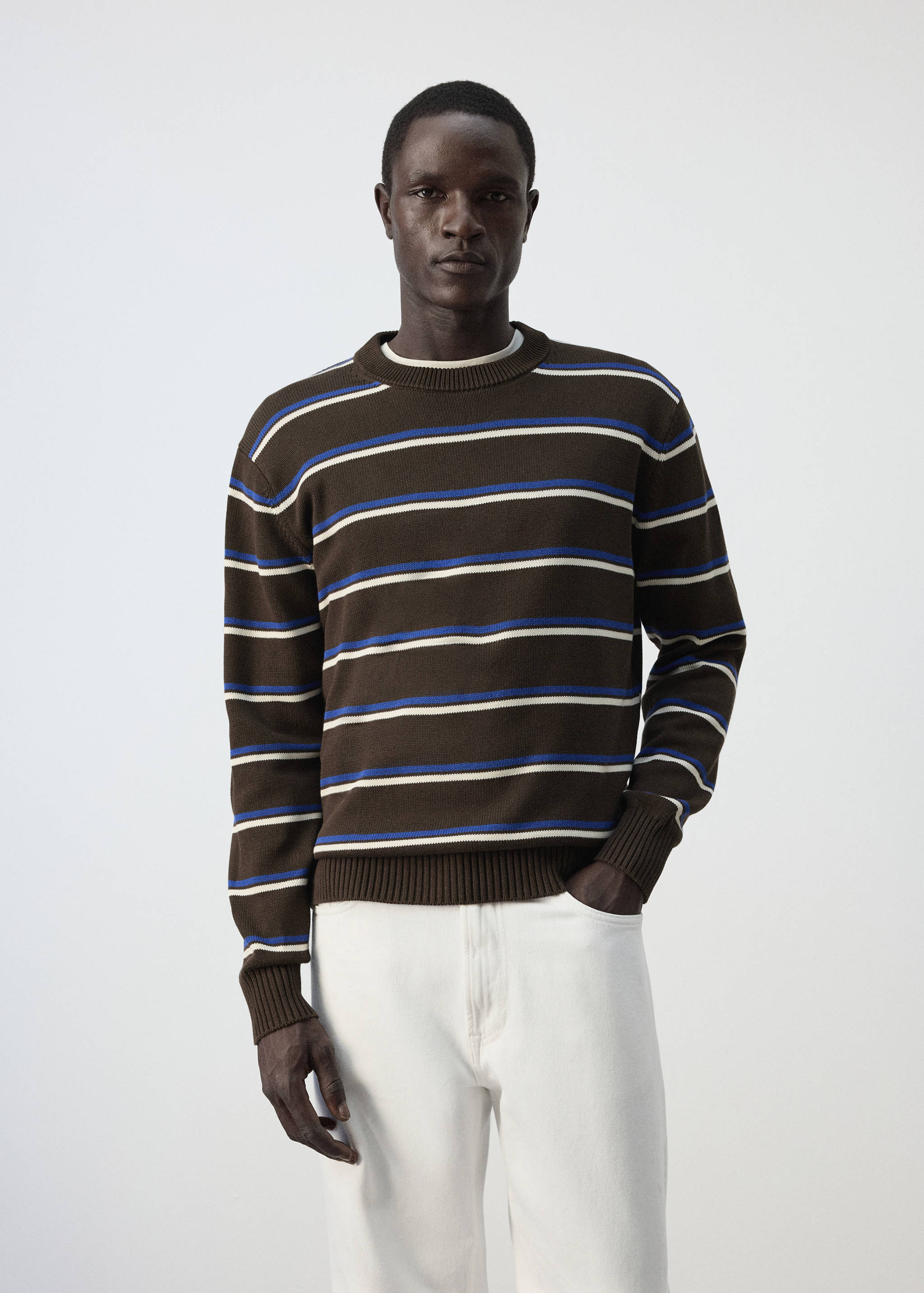100% cotton mid-weight knit jumper - Medium plane