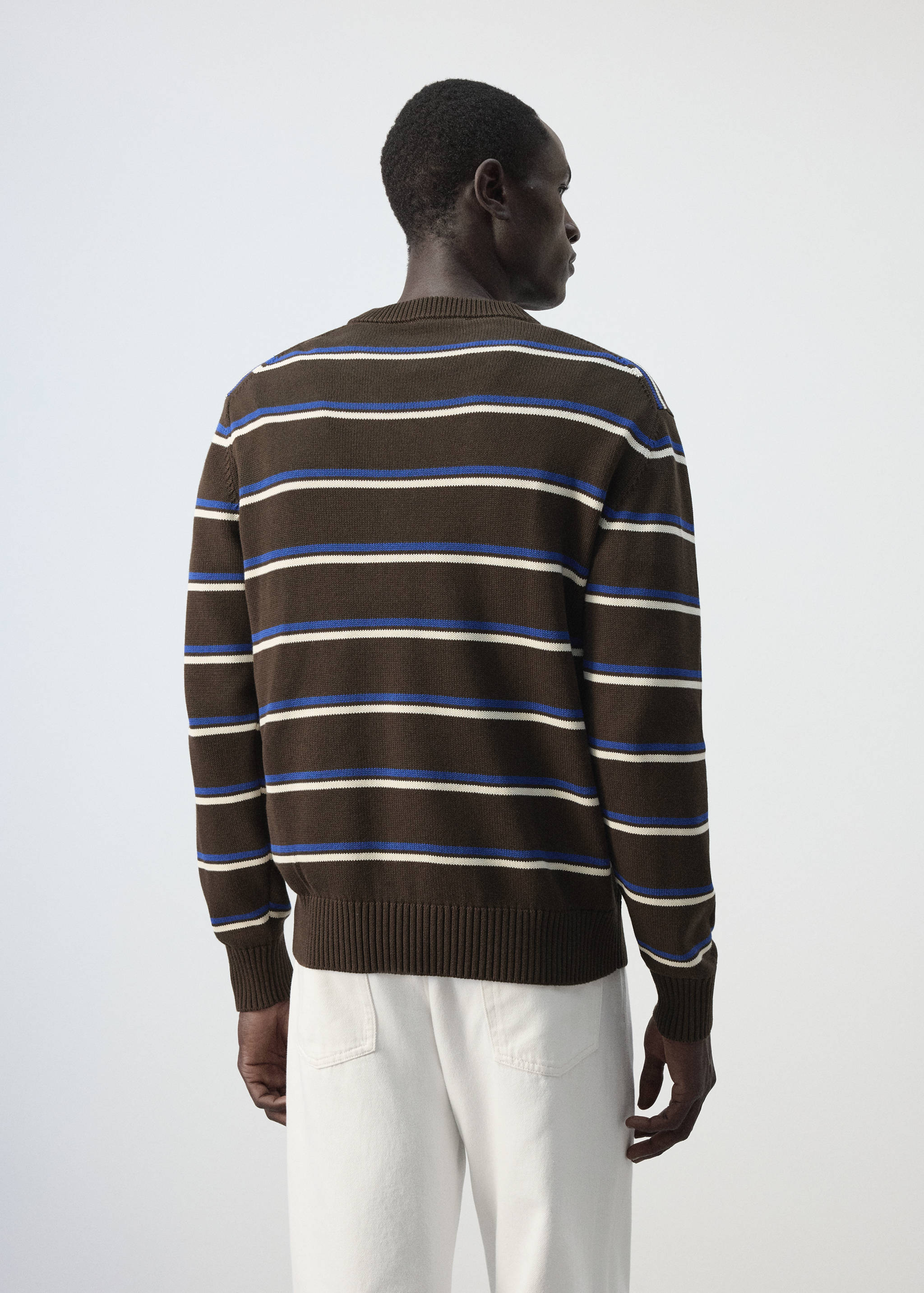 100% cotton mid-weight knit jumper - Reverse of the article