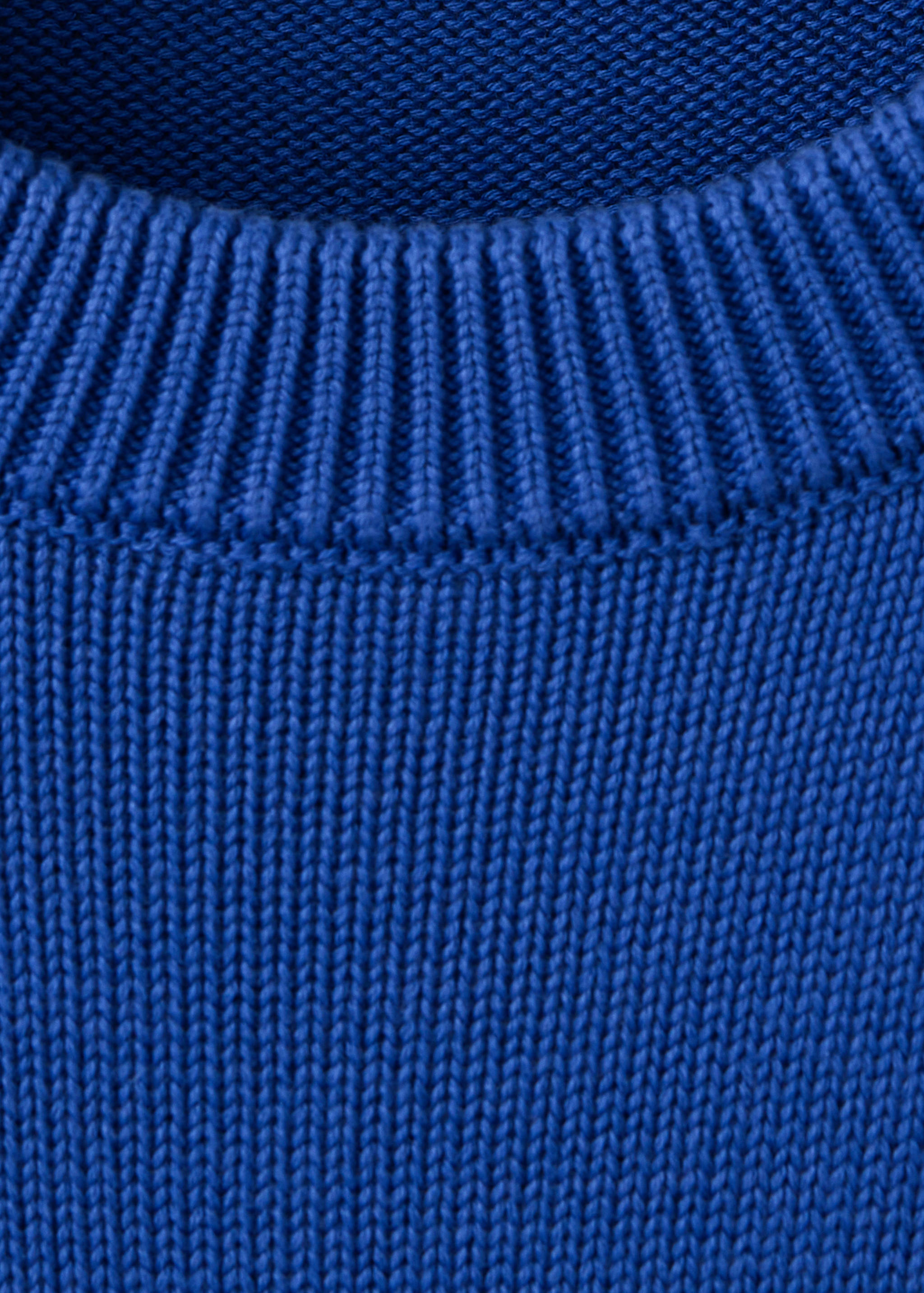 100% cotton mid-weight knit jumper - Details of the article 8