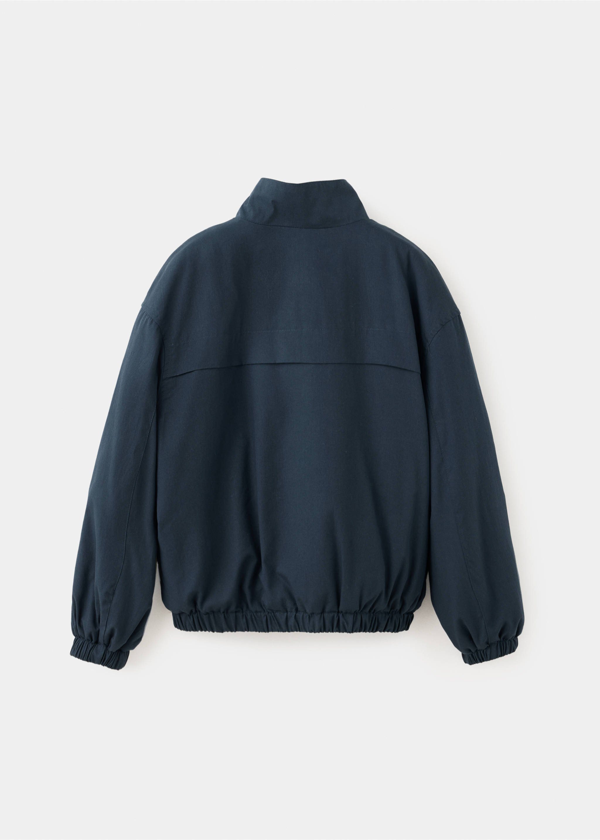 Lightweight bomber jacket - Reverse of the article, Navy. Ref: 37094424-00.