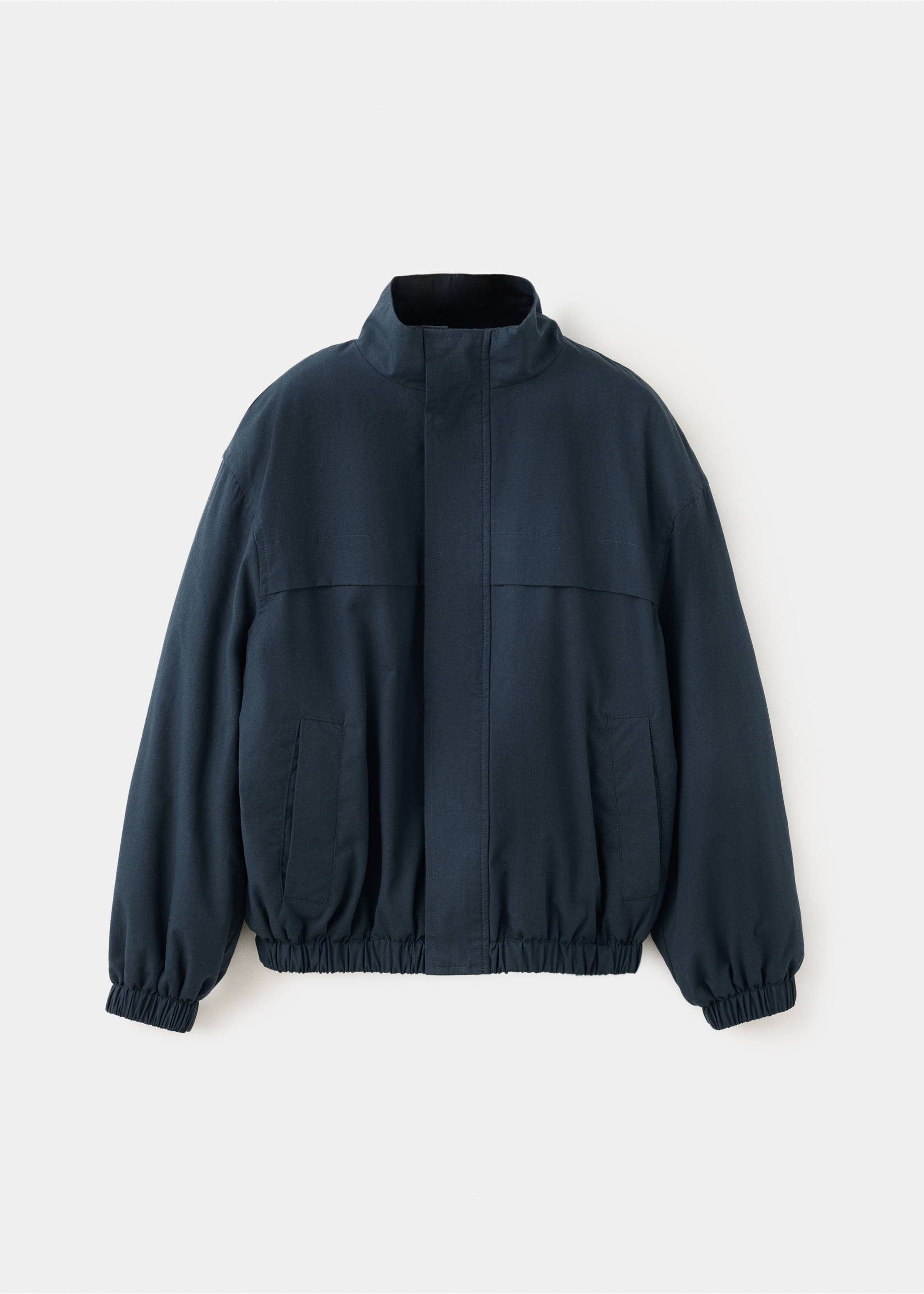 Lightweight bomber jacket - Article without model, Navy. Ref: 37094424-00.