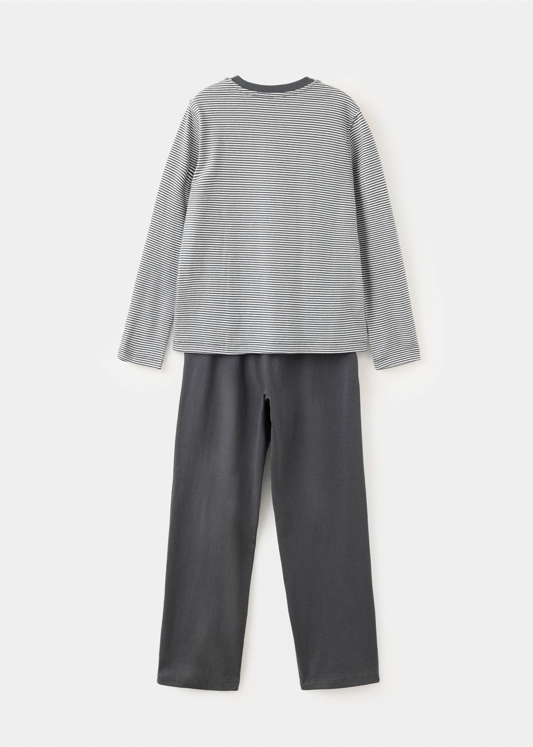 Pyjama eighty - Verso de l’article, Gris anthracite. Ref: 37094426-00.