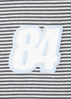 Long printed striped pyjamas — Charcoal 4