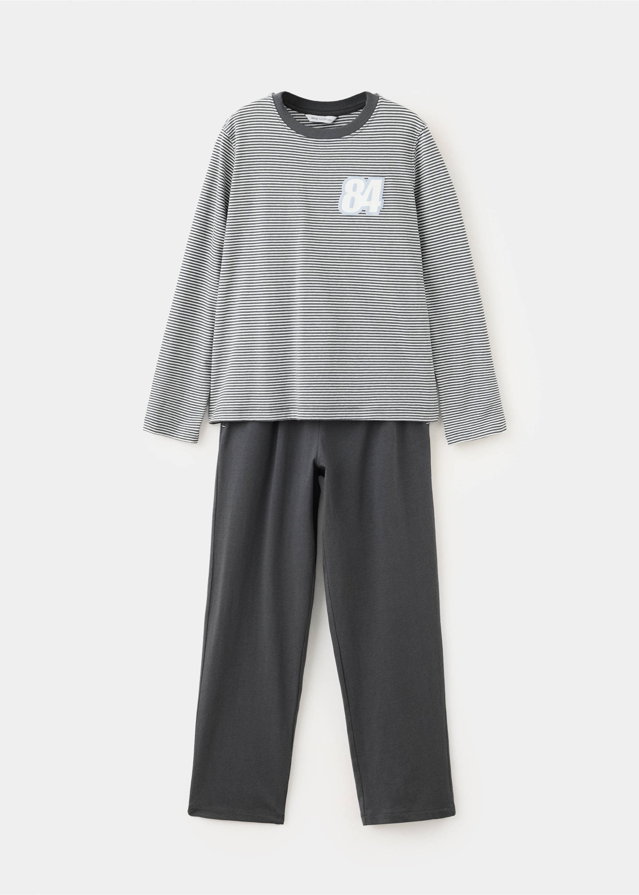Pyjama eighty - Article sans modèle, Gris anthracite. Ref: 37094426-00.