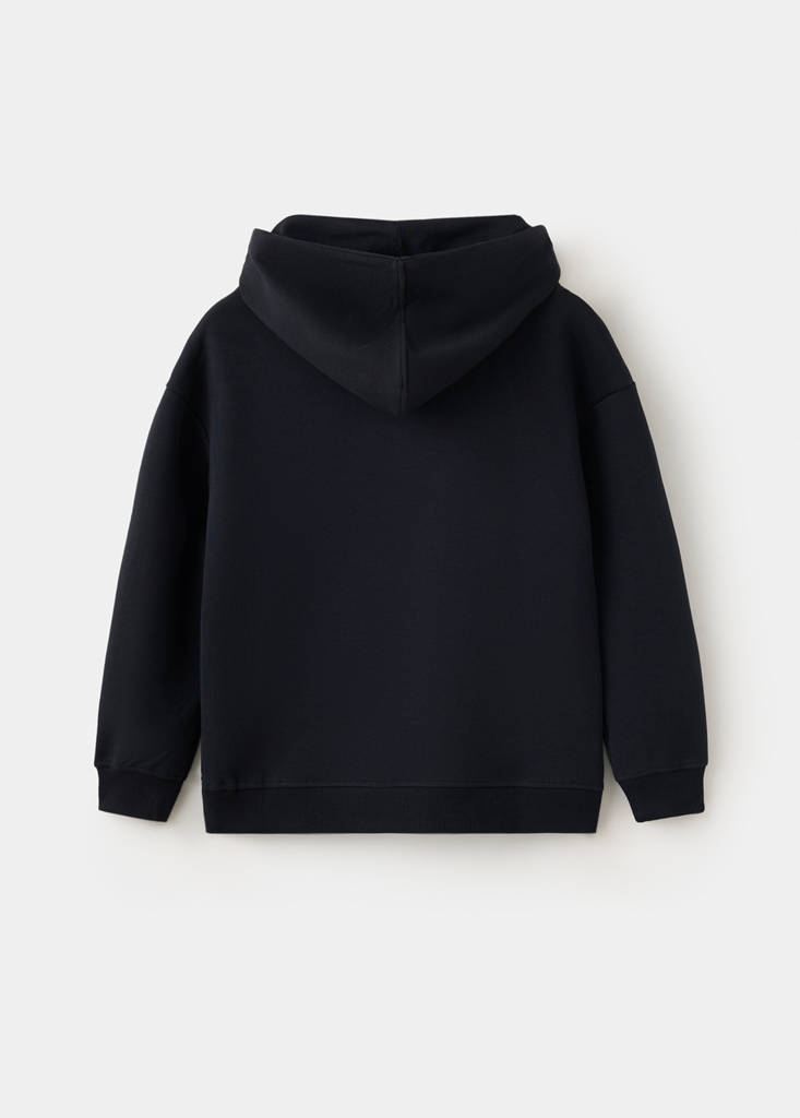 Hoodie cotton sweatshirt — Black