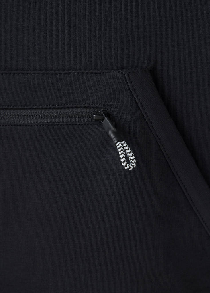 Hoodie cotton sweatshirt — Black