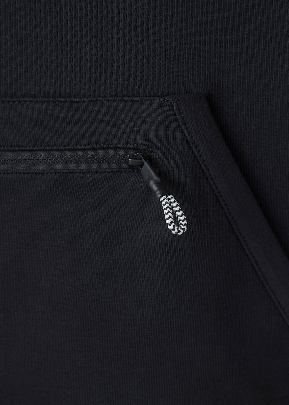 Hoodie cotton sweatshirt — Black