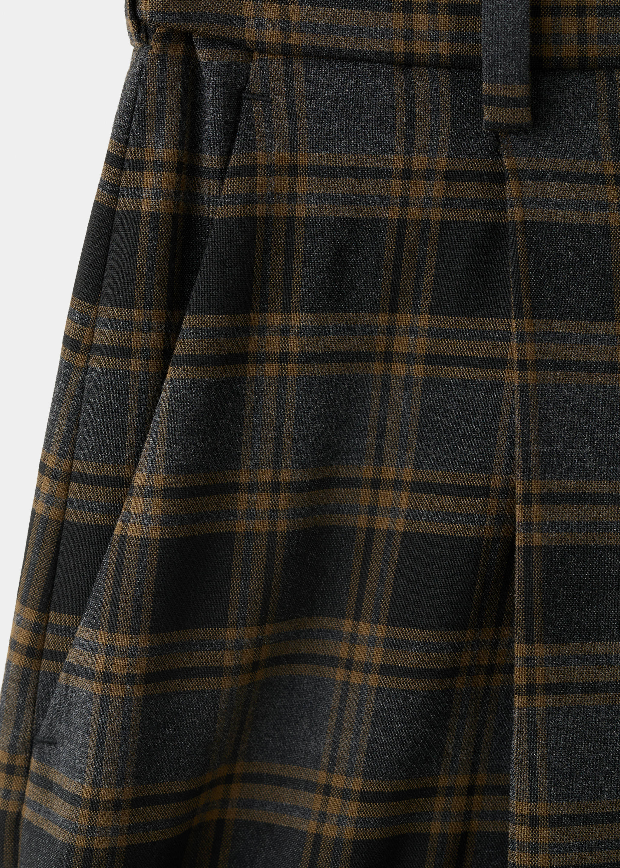 Straight-fit pleated trousers - Details of the article 8