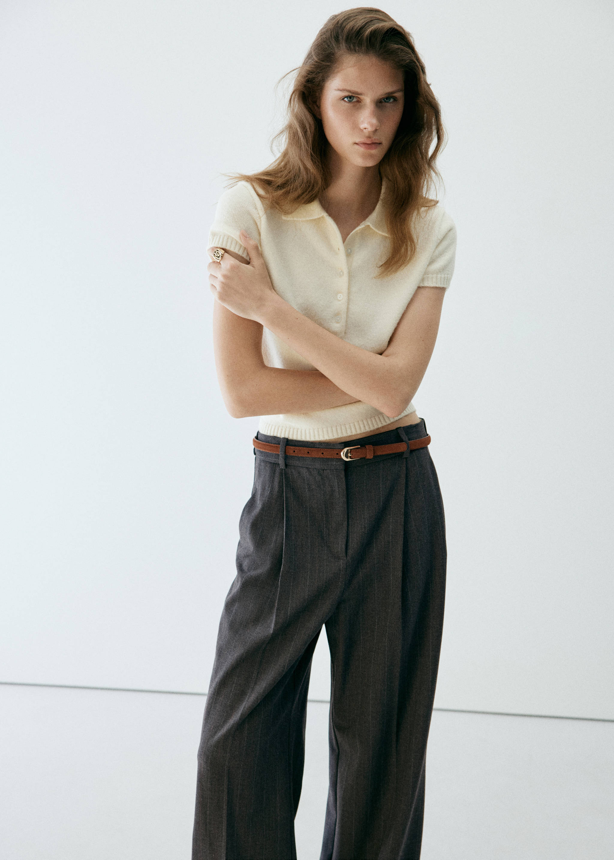 Pantalons rectes pinces - Detall de l'article 1