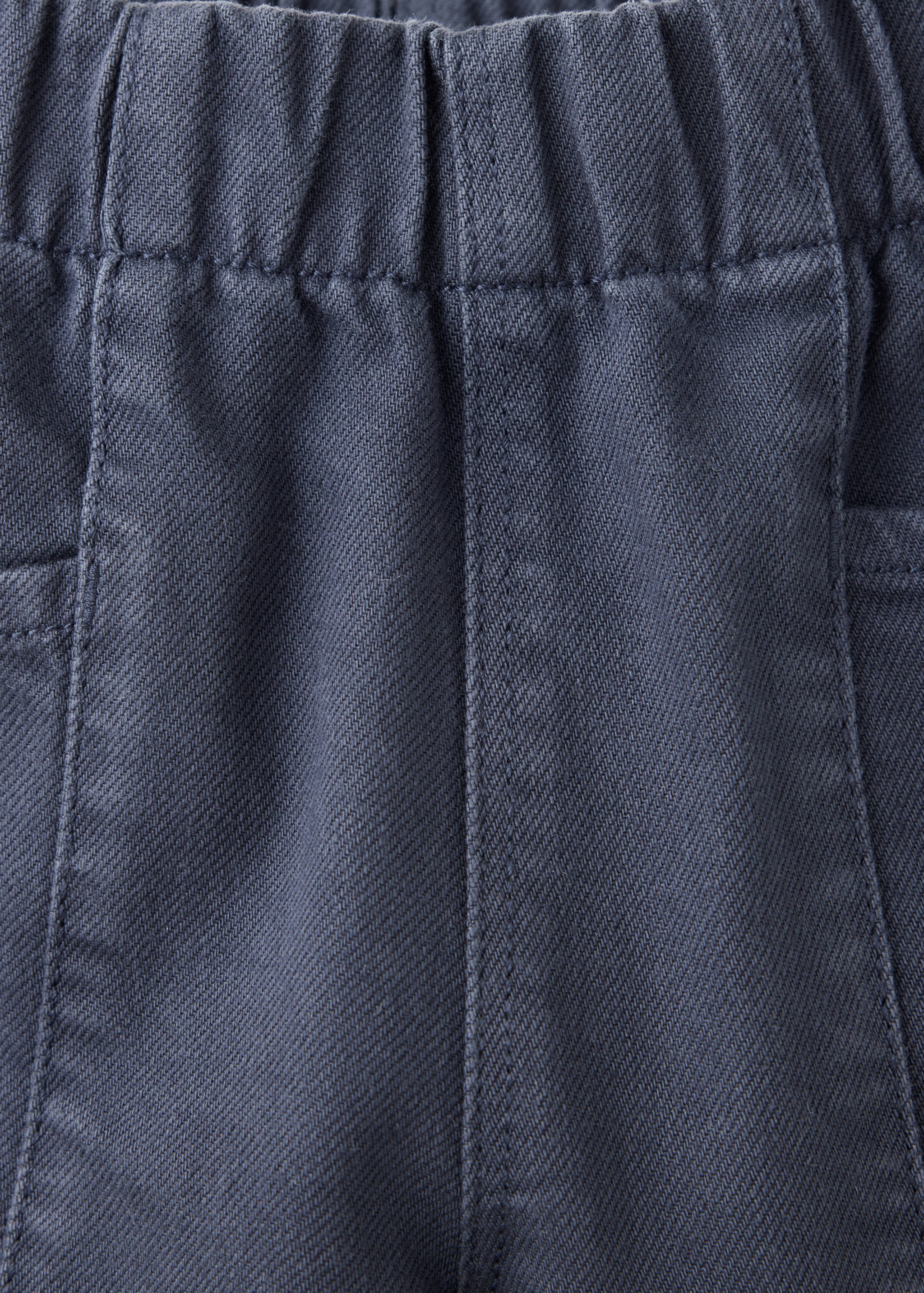 Cotton trousers with elasticated waistband - Details of the article 8