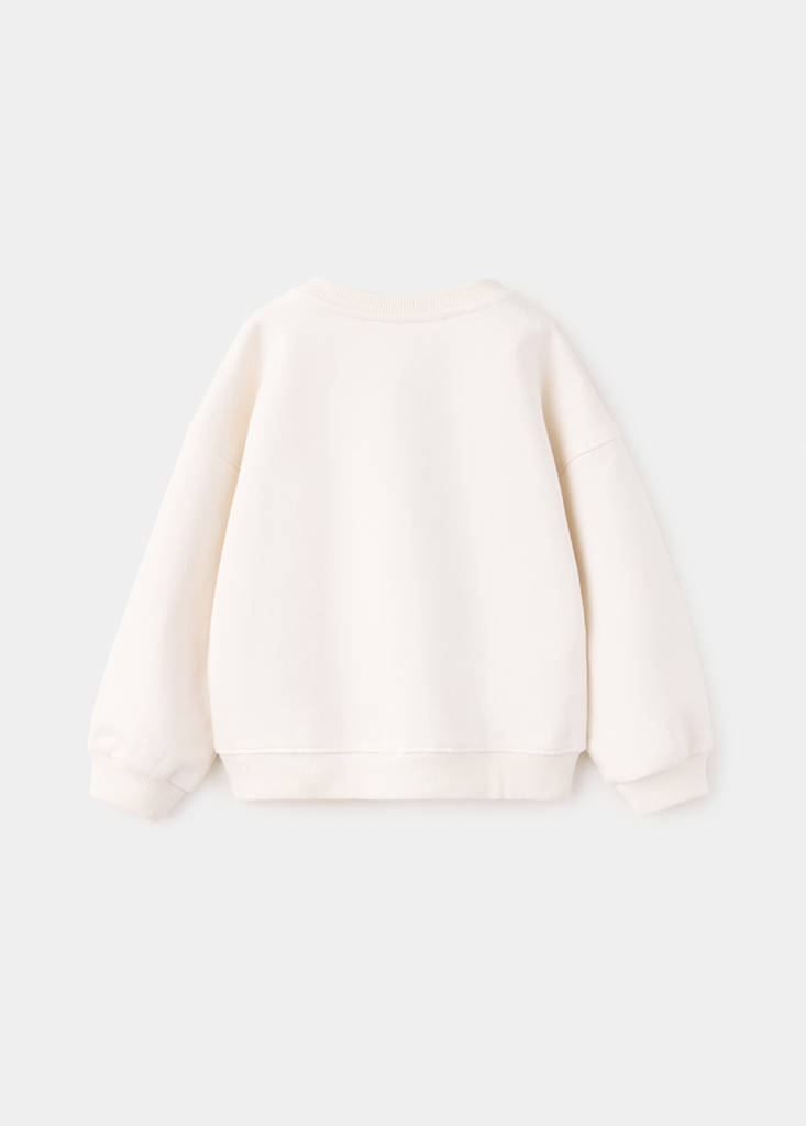 Sweatshirt with animal print detail — Off White