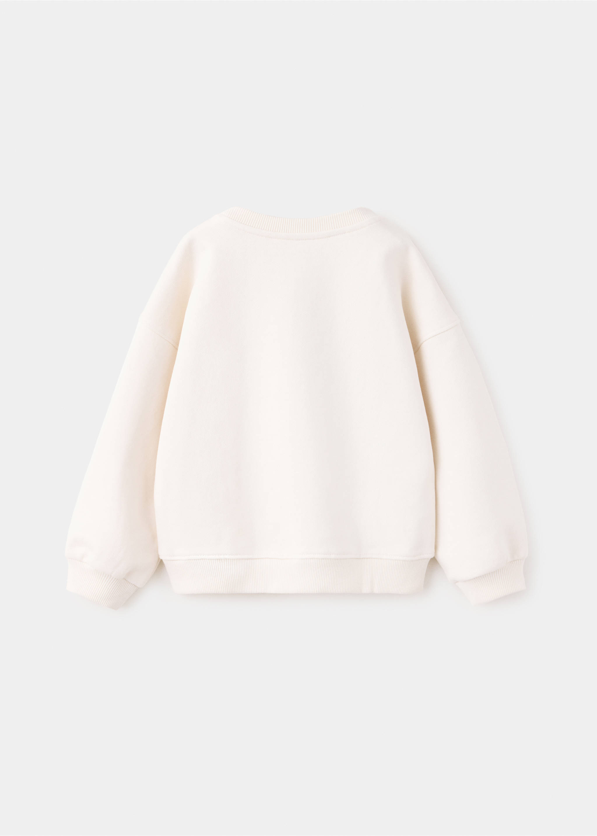 Sweatshirt with animal print detail - Reverse of the article, Off White. Ref: 37094430-00.