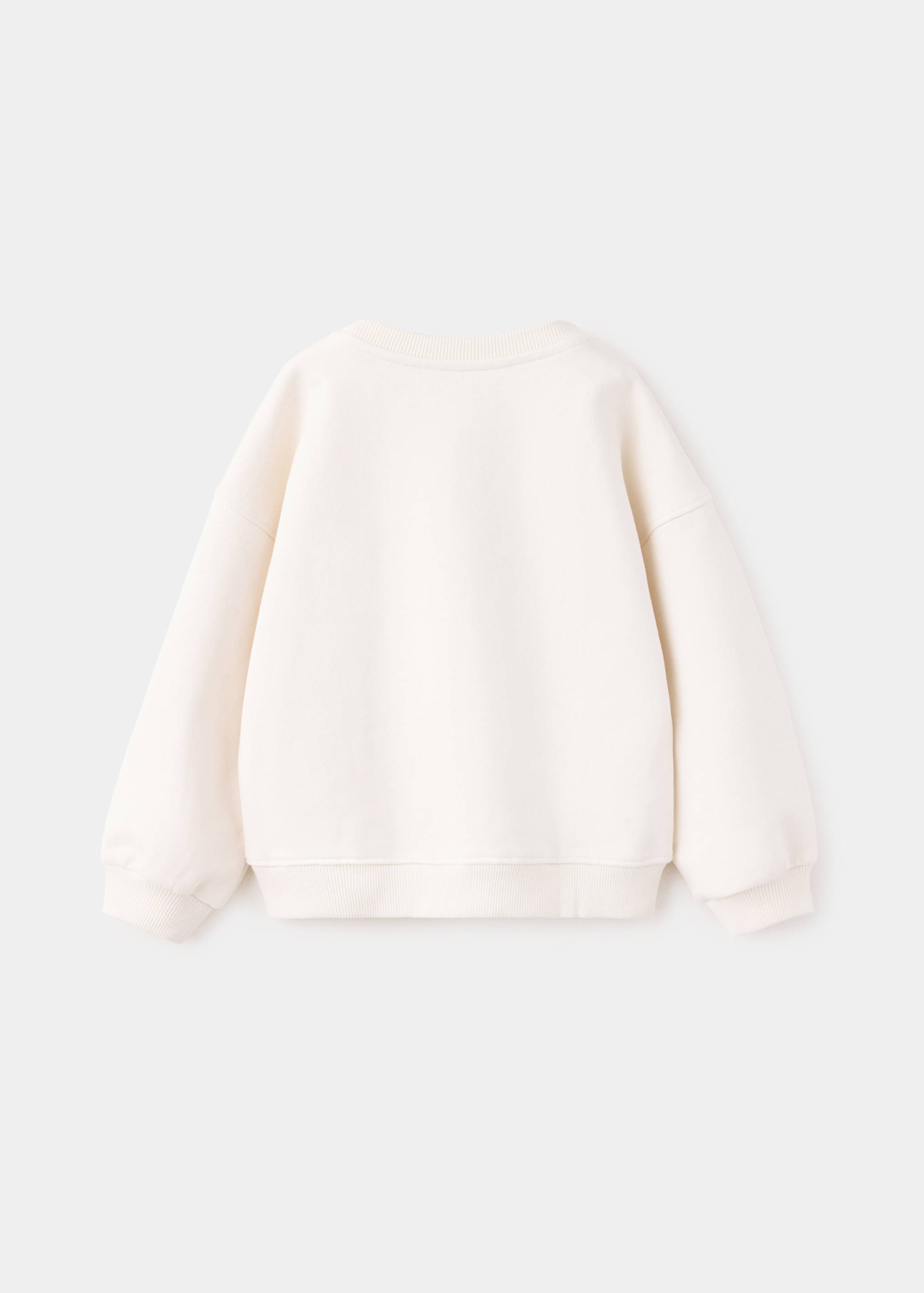 Sweatshirt with animal print detail - Reverse of the article
