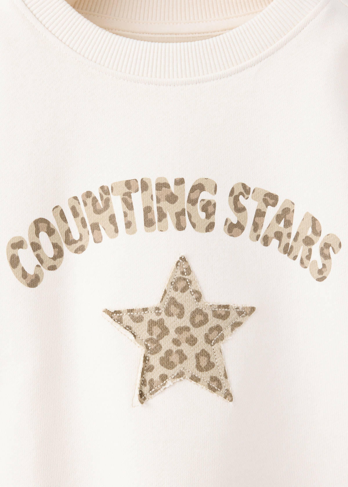 Sweatshirt with animal print detail — Off White