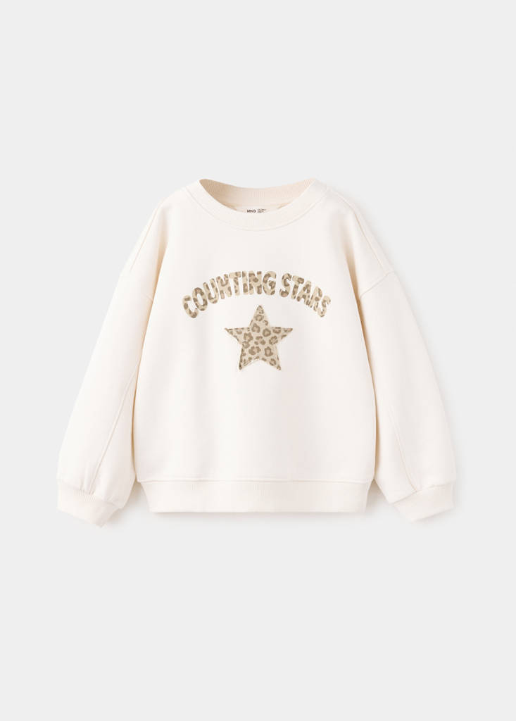 Sweatshirt with animal print detail — Off White