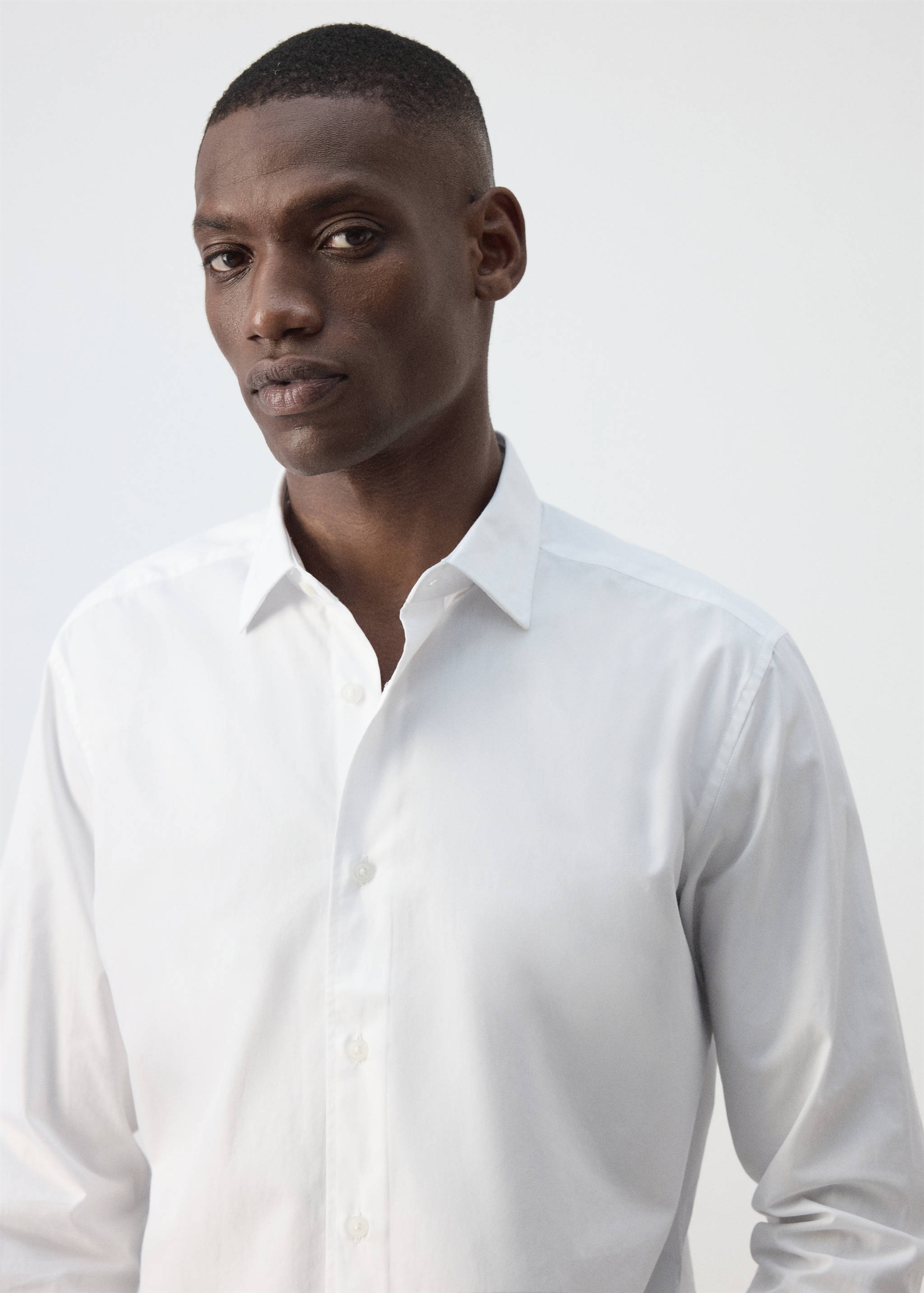 Regular-fit 100% cotton shirt - Details of the article 1