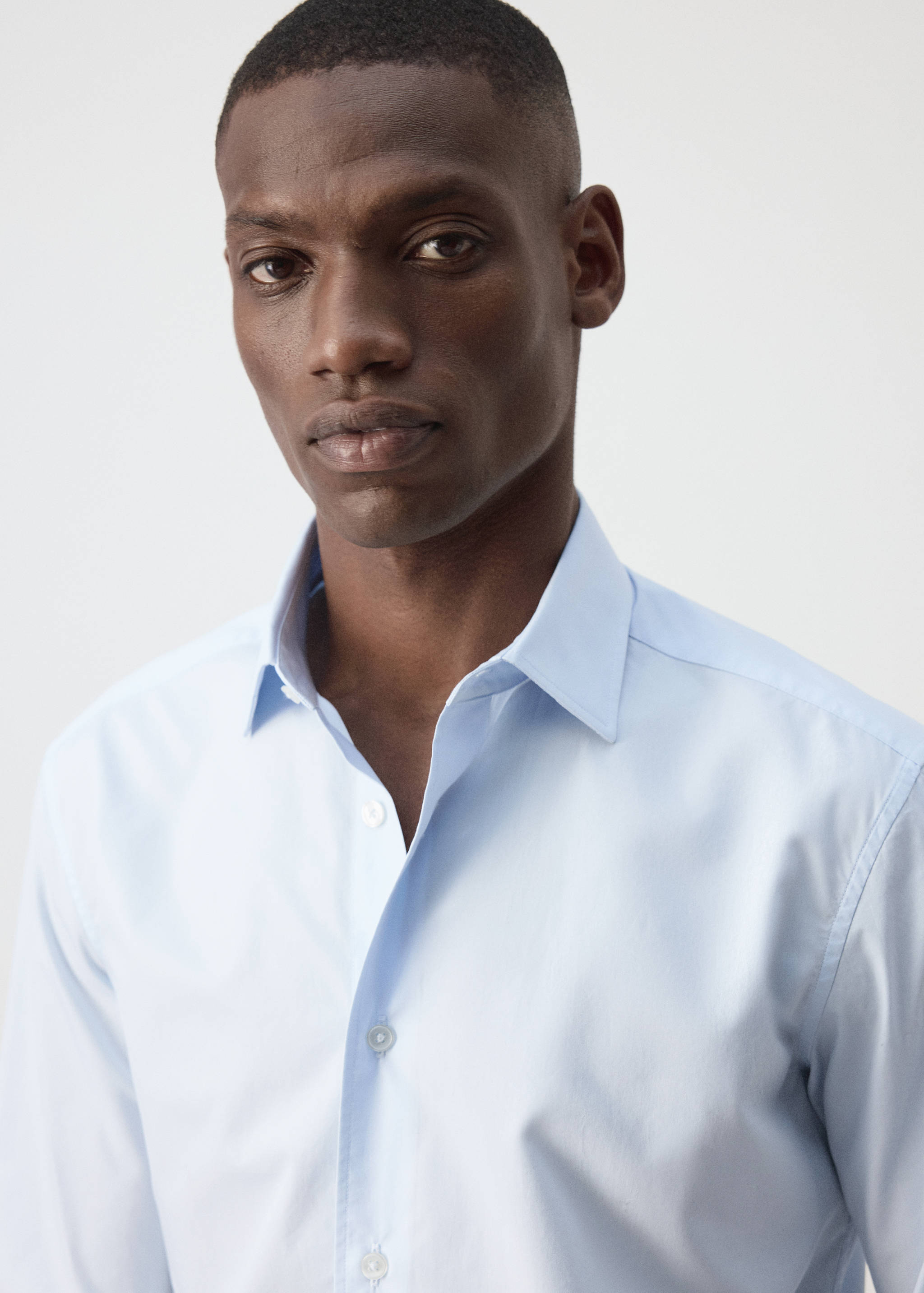 Regular-fit 100% cotton shirt - Details of the article 1