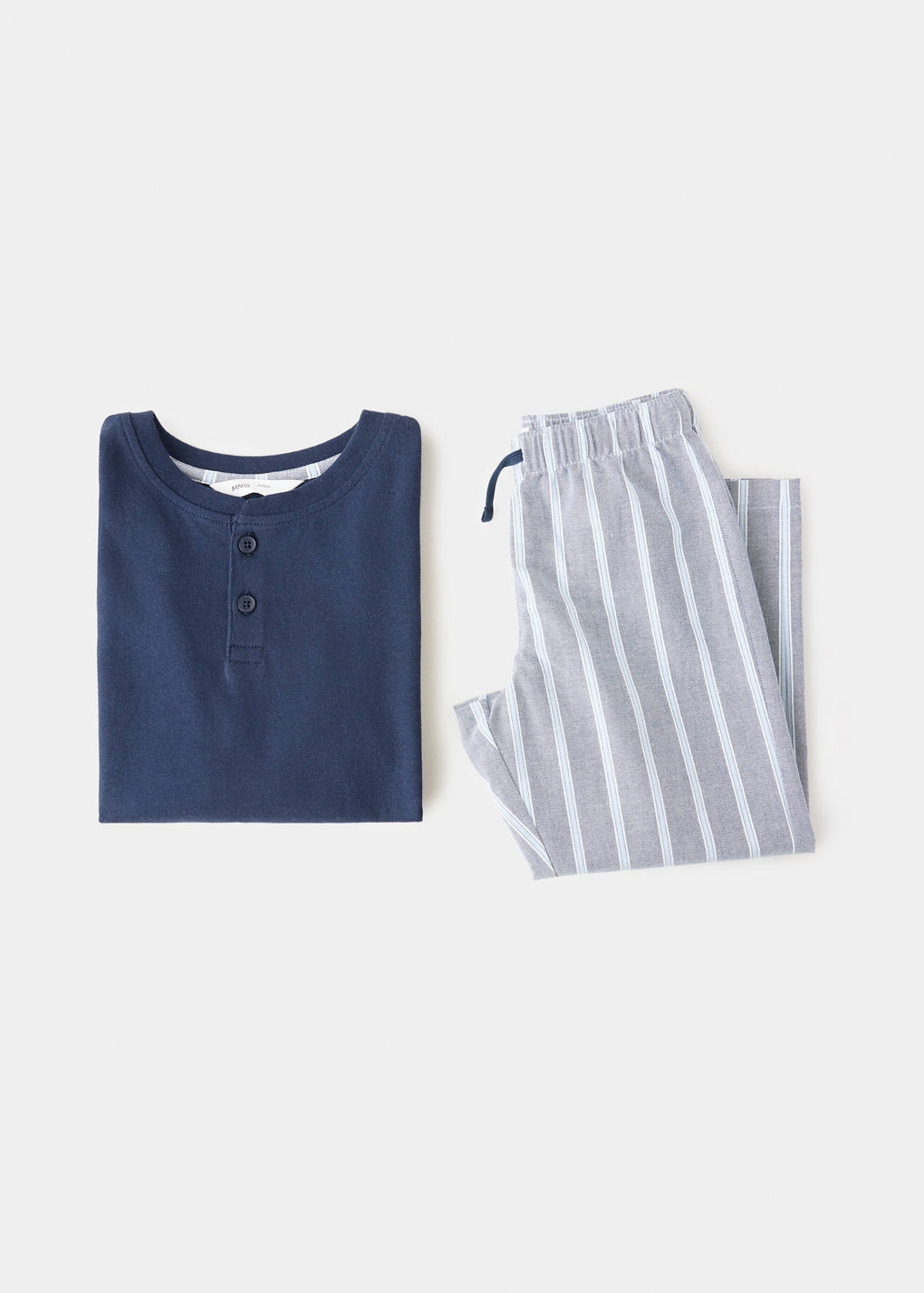 Striped pyjama set — Navy