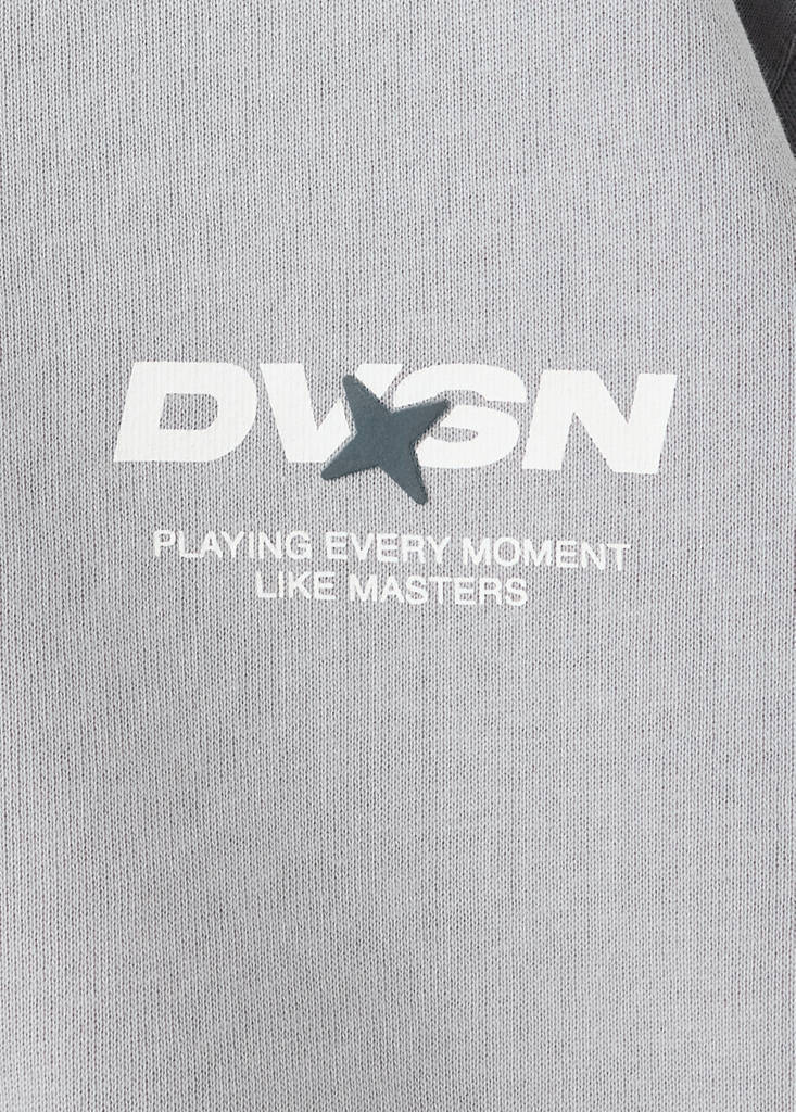 Relaxed fit sweatshirt with text detail — Grey