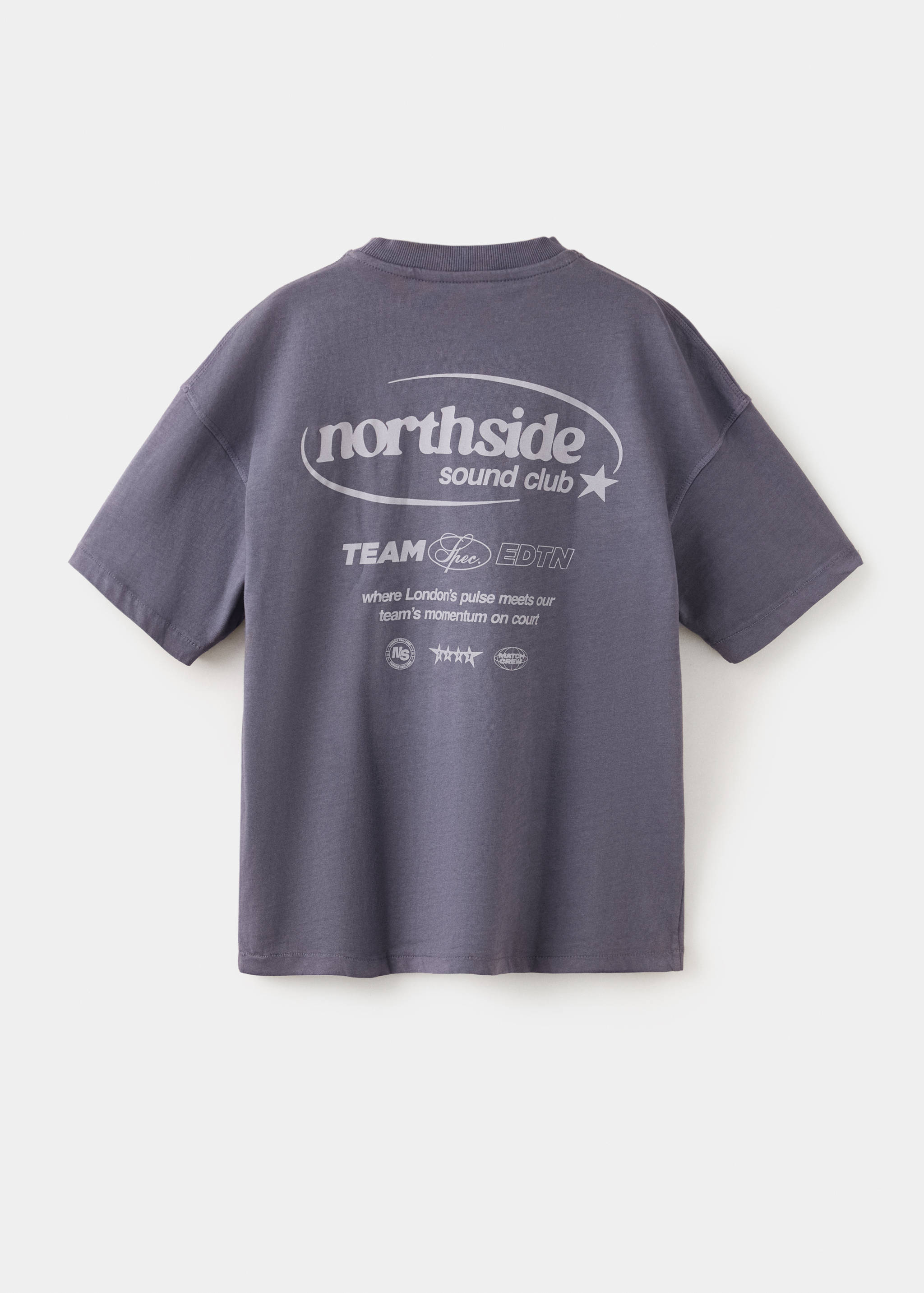T-shirt oversize imprimé - Verso de l’article