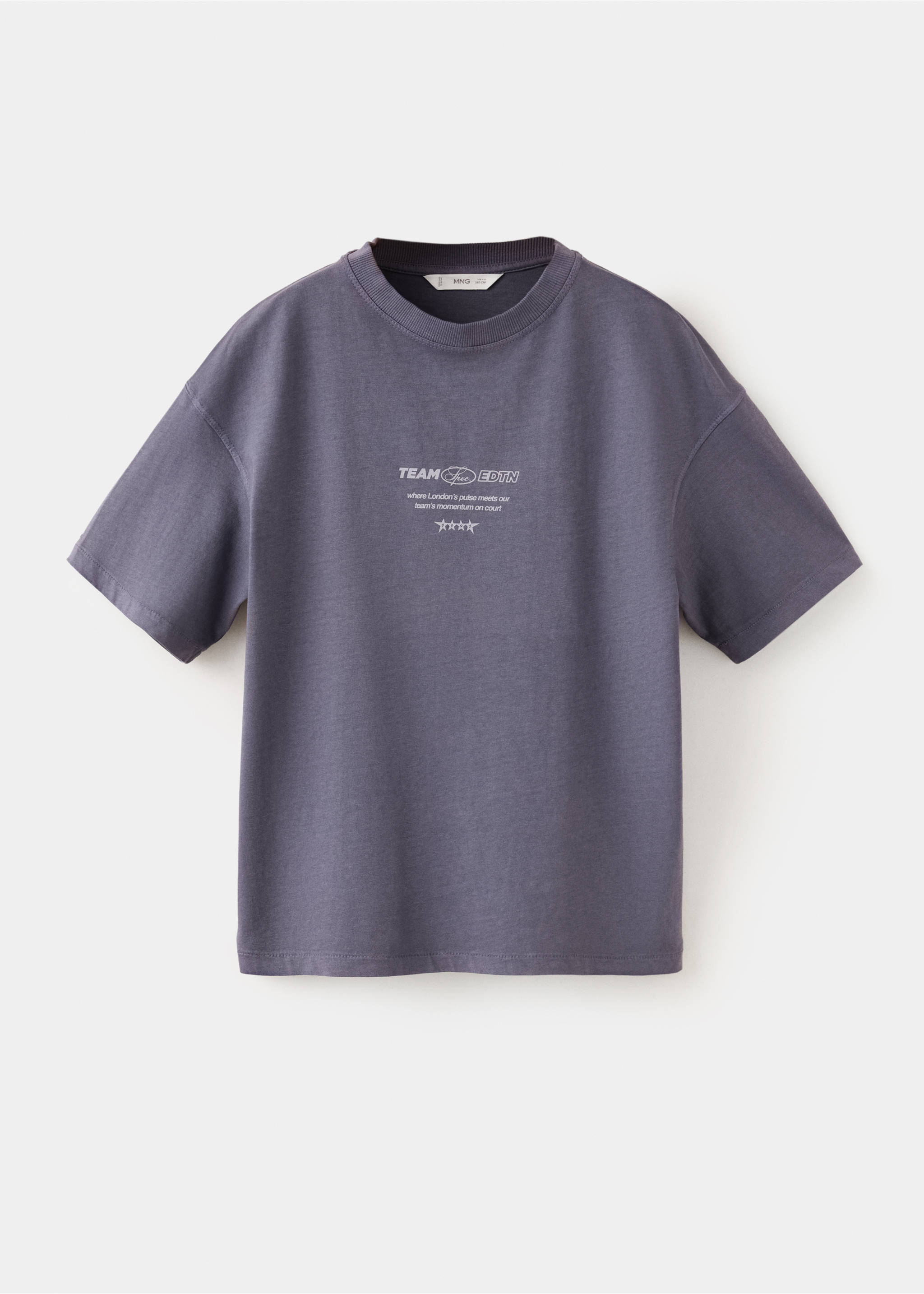 T-shirt oversize imprimé - Article sans modèle, Violet. Ref: 37094438-00.