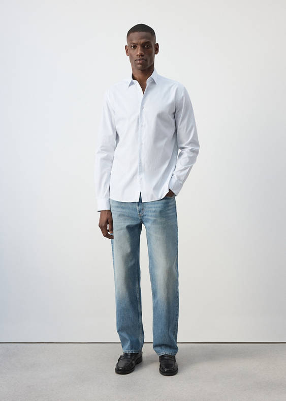 Koszula 100% bawełna regular fit w paski