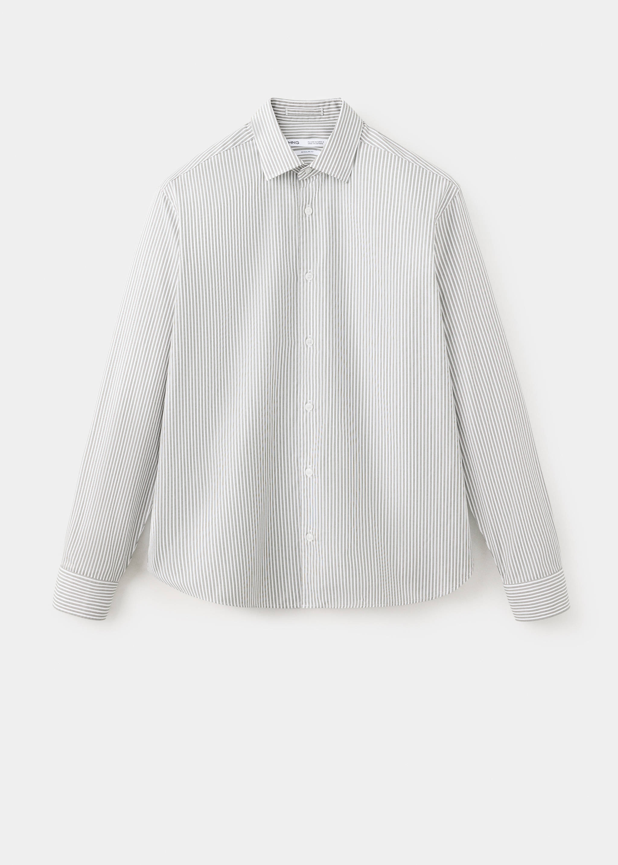 Chemise coton rayures regular-fit - Article sans modèle