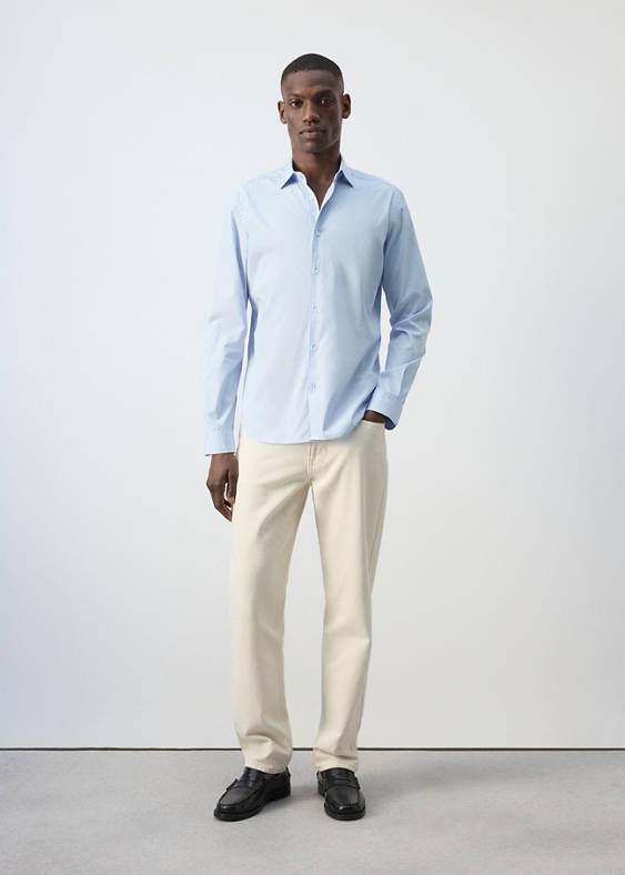 Koszula 100% bawełna regular fit w paski