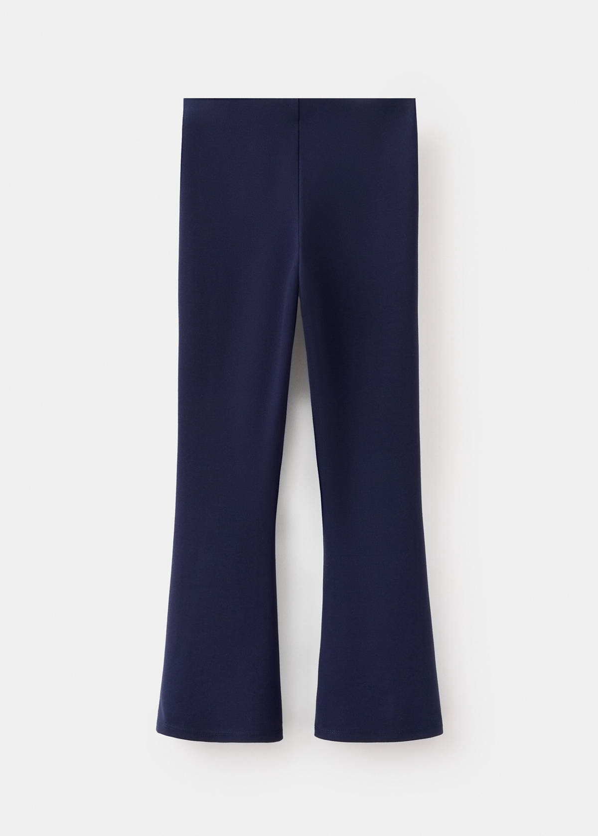 Flared leggings with studs — Navy