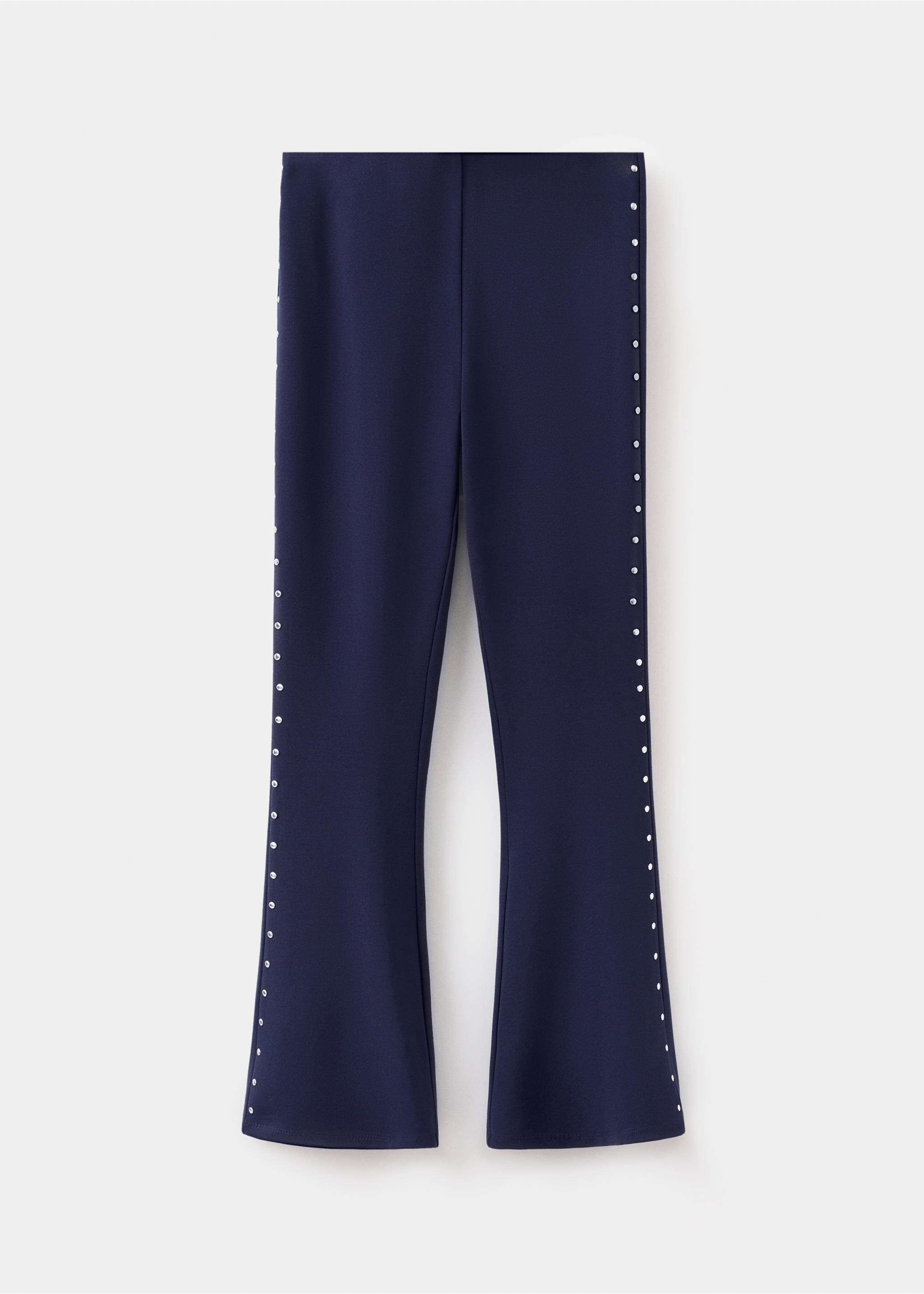 Flared leggings with studs - Article without model, Navy. Ref: 37094442-00.