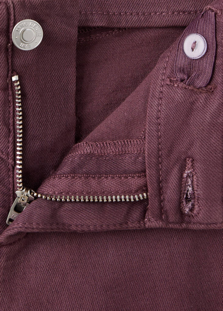 Flared jeans with studs — Plum