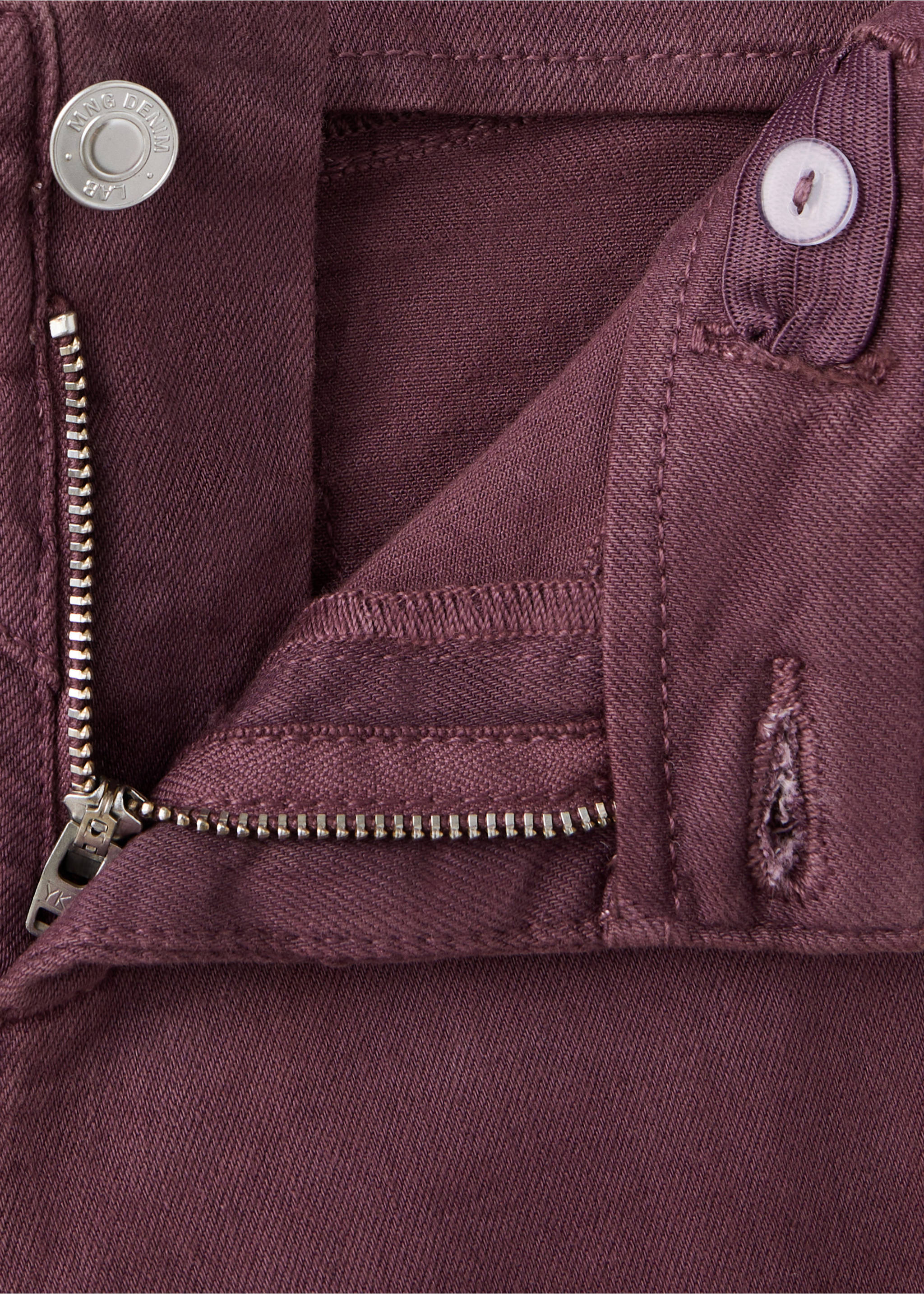 Jeans flarexly - Details of the article 0, Plum. Ref: 37094443-00.