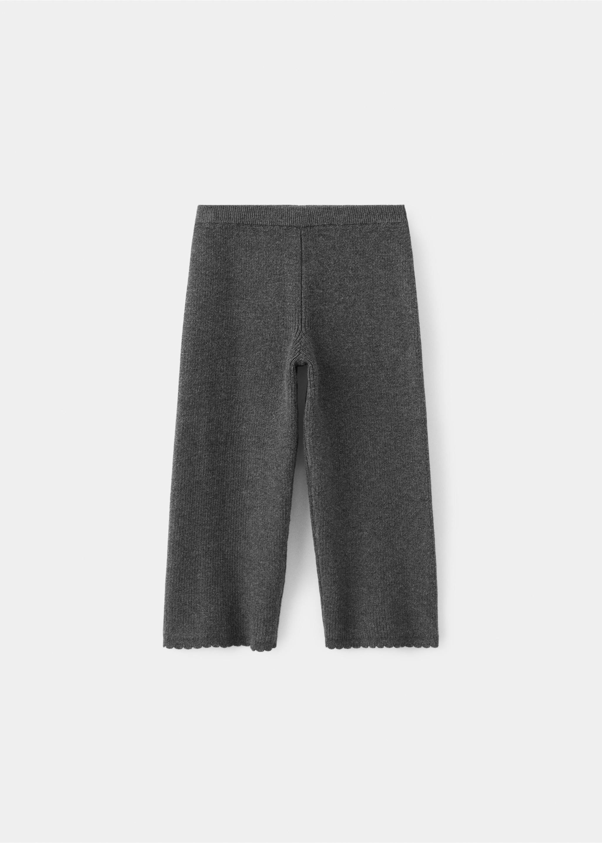 Pantalón recto punto - Artículo sin modelo, Gris antracita. Ref: 37094444-00.