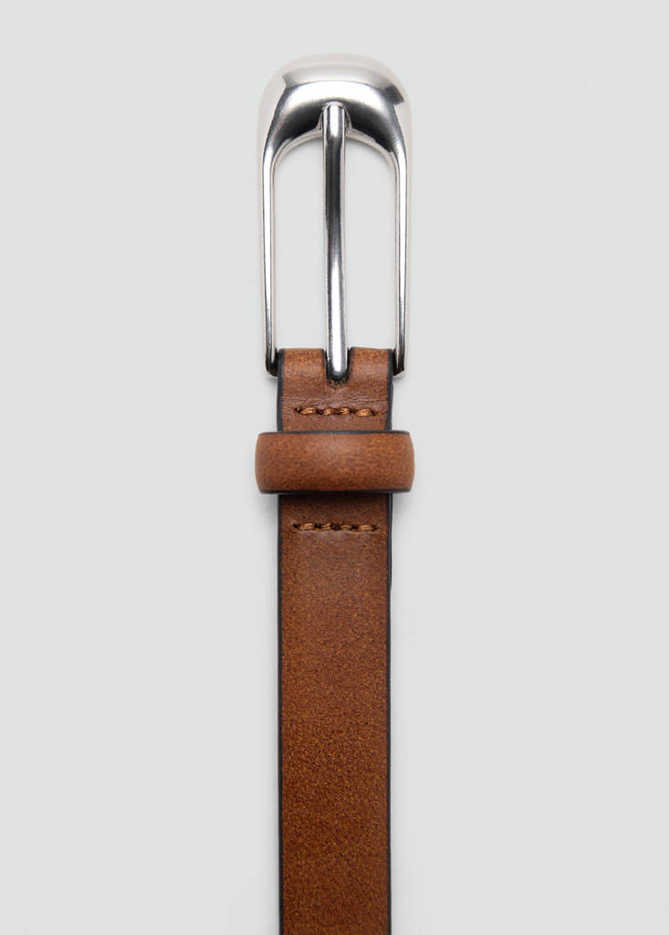 Buckle leather belt - thumbnail 7